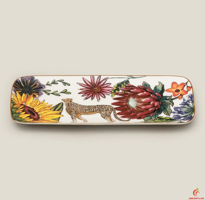 Cordero colorful bone china platter
