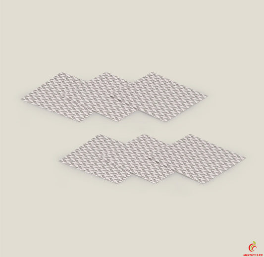 Beige Coasters Set of 6