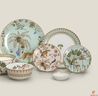 Cavito fine bone china 6-person dinnerware set